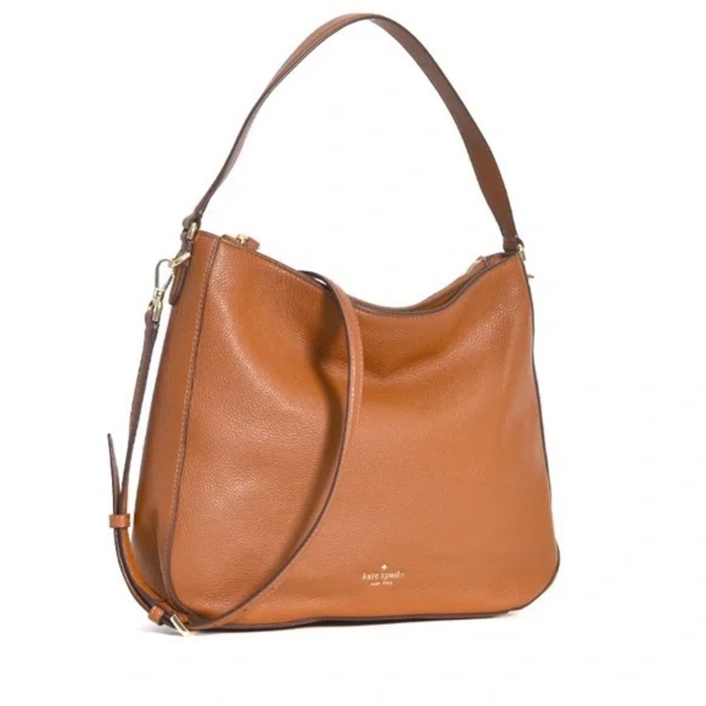 Kate Spade Jackson Double Compartment Shoulder Bag Warm Gingerbread